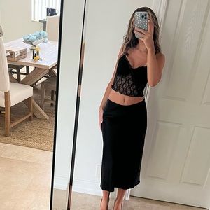 Edikted Florette Sheer Lace Bra Top